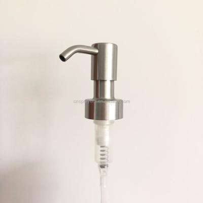 China Sustainable Metal Stainless Steel Lotion Pump Manual Dispenser For Shampoo And Liquid for sale