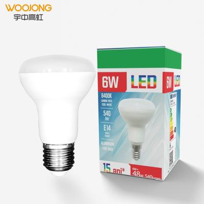 China WOOJONG desktop best price than wholesale 6w R50 175-265V led R shaped bulbs light reflector for sale