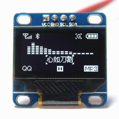 China 0.96 Inch 128*64 IIC IIC I2C SSD1306 OLED Display Blue White Module For Arduino Diy Kit 0.96 Inch for sale