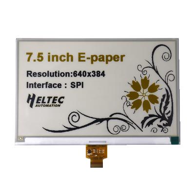 China E-Paper E-Paper Interface SPI Screen Eink Black White And Yellow 7.5 Inch Module 170.2(L)*111.2(W)*1.18(H)mm for sale