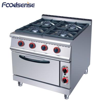 China Traditional Restaurant Multifunctional Appliances Home Use Combined Gas Cooker Stove With Oven for sale