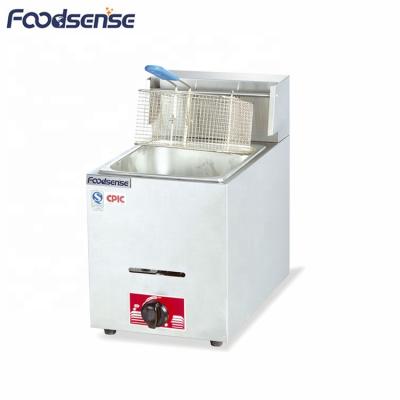 Κίνα Continuous Rising Machine Chip Fryer Snake Fast Temperature Lpg Gas Deep Fryer Gas Fryer Machine προς πώληση