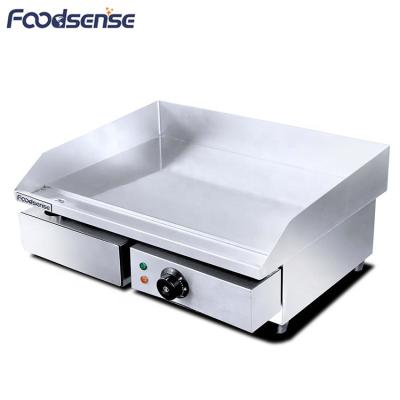 China Portable Gas Griddle Easily Cleaned Electric Griddle With Stainless Steel Flat Plate Grill for sale