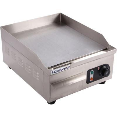 Κίνα Easy Cleaning Commercial Electric Counter Top Stainless Steel Griddle Griddle CE Certified προς πώληση