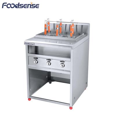 China Stainless Steel Gas Pasta Boiler Commercial, 6 Basket Commercial Pasta Cooker for sale