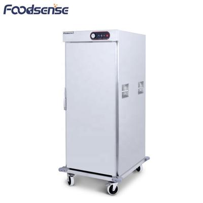 China Commercial Restaurant Food Warmer Cart Cart, Stainless Steel Electric Food Warmer Cabinet for sale