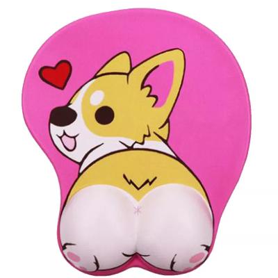 China Luxury Kawaii Cute Cartoon Mouse Pad with Wrist Rest Gaming Pad Office Desk Mat Printed Mousepad for sale