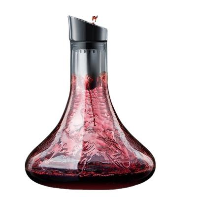 China Modern Glass Wine and Whiskey Decanter Set with Aerator and Luxury Modern for sale