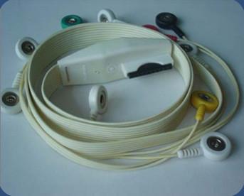 China Mortala 10 lead Holter cable, snap end, IEC for sale