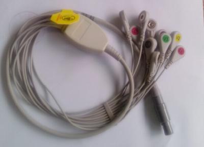 China Cable de Holter de la ventaja del Biomedical 10, extremo rápido, IEC en venta