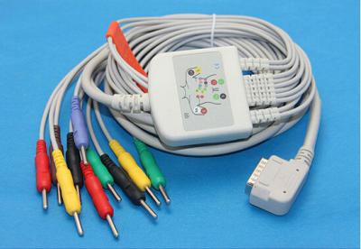 China Kanz PC-109 10 leads EKG cable with banana/Din end ,IEC for sale