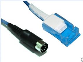 China Cable de extensión compatible de  spo2, los 2,4m, perno 8 para Datascope en venta