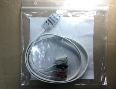 China Original  3 lead ecg leadwire cable ,989803173124, CLIP end, AHA for sale