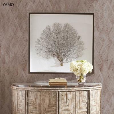 China CLASSIC natural silk fabric wallpaper handmade silk wallcovering for home decor for sale