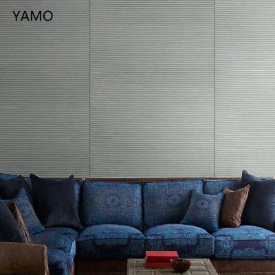 China CLASSIC Textured Silk Fabric Canvas Wallpaper Textile Elegant Wallcovering For Home Decor for sale