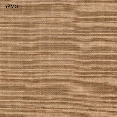 China Modern Natural Sisal Wallpaper Grass Fabric Textured Wallpaper For Home Decoration for sale