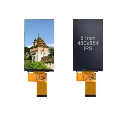 China 5.0 Inch 5 Inch Panel TFT LCD Module 45 Pin 5inch 480*854 Uart LCD Display for sale