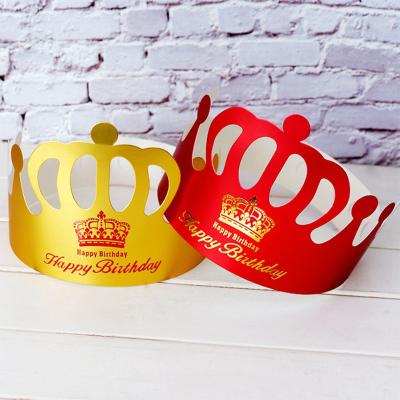 China Party Supplies Wholesale Fancy Birthday Party Hats For Birthday Gifts For Kids Printed Birthday Paper Hat for sale