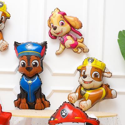 China Festival Decoration Paw Dog Cartoon Balloon Foil Inflatable Helium Party Items Kids Toys Wholesale for sale