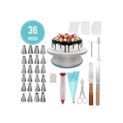 China Viable 36 PCS Russian Cake Decorating Supplies Baking Pastry Tools Baking Kit Accessories for sale