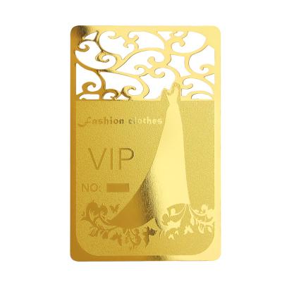 China China Metal Cards Luxury 24k  business metal business cards gold Laser Engraving Logo Customized Mirror Card for sale