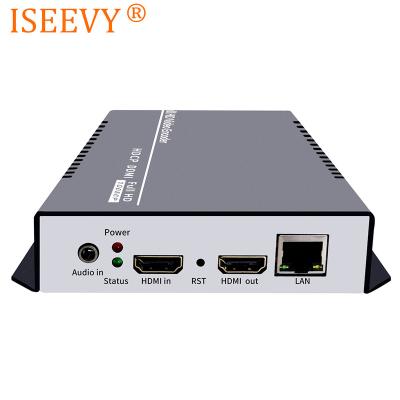 China ISEEVY H.265 H.264 HD to IP Video Encoder with Loopout for HTTP SRT ISV-HE5A UDP Support RTMP RTMPS RTSP IPTV Live Stream for sale