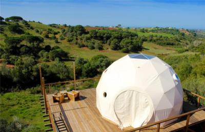 China tampa de PVC Geodesic dos hotéis da barraca da abóbada de 7m Glamping com facilidade das isolações à venda