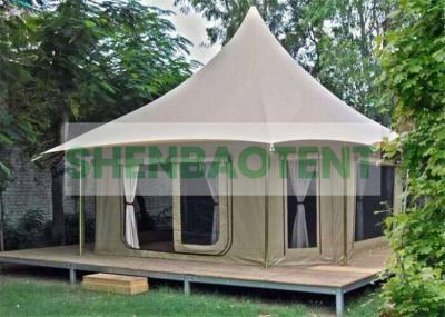 China Barracas de acampamento exteriores originais da família das barracas PVDF do hotel de luxo de Glamping estáveis à venda