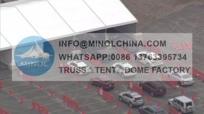 Chine Structure semi permanente d'aluminium de tente d'alliage avec les parois latérales démontables à vendre