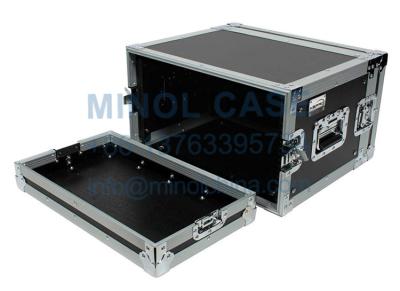 China 6U ATA Rack Rolling Aluminum Case 19 largamente 14 profundos pelo preto de XSPRO à venda