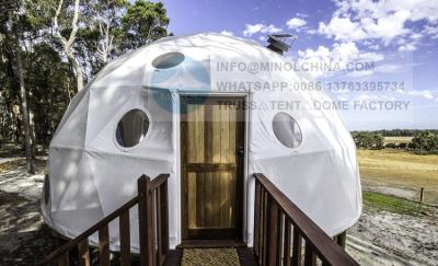 China Protegendo a abóbada Geodesic impermeável da casa da abóbada da solução para a estação quatro à venda