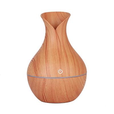 China Household Air Humidifier in Portable High Quality Wood Diffuser USB Interface Hotel Room Grain Oil Diffuser Top Humidifier for sale