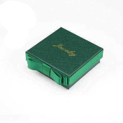 China New Fashion Reused Materials Logo Cardboard Jewelry Box Custom Luxury For Bracelet for sale