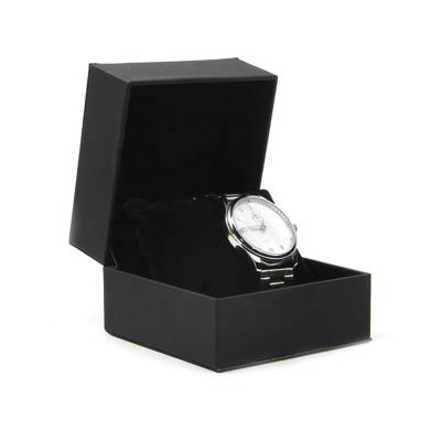 China Wholesales Handmade Luxury Custom Logo PU Leather Gift Box Packaging For Watch for sale