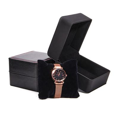 China Wholesales Handmade Luxury Custom Logo PU Leather Gift Packaging Watch Box for sale