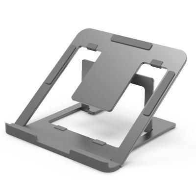 China Foldable manufacturer's patent unique metal portable laptop stand suitable for outdoor use for sale