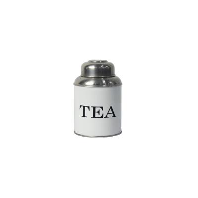 China Wholesale household use tea/candy/coffee stainless steel metal jar tea tin can with airtight lid for sale