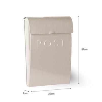 China Garden Letter Wall Mounted Postal High Quality Postal Box Wall Mounted Metal Trash Post Mailbox Post Hanging Box for sale