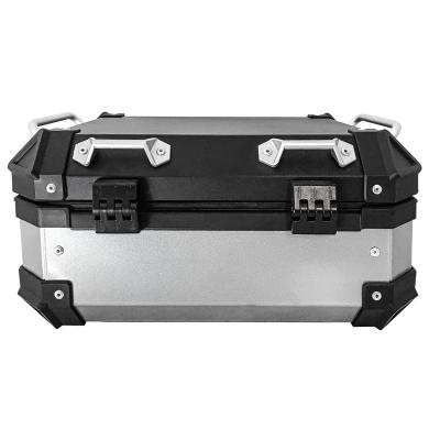 China High Quality Waterproof Box Motorcycle 22L Aluminum Alloy Trunk Delivery Top Motorcycle for sale