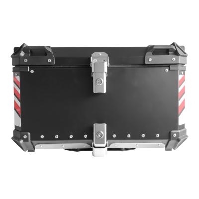 China Motorcycle Luggage System OHHO 100L Motorcycle Top Case Aluminum Tail Boxes Motorcycles Accessories TOP Delivery Box for sale