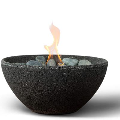 China Mini Cement Fire Pit Fire Pit Portable Stone Tabletop Fire Pit Bowl for sale