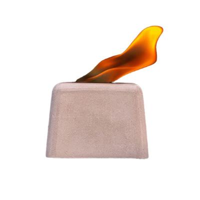 China 3.5kg Mini Fire Place Concrete Ethanol Portable Firepit Tabletop Outdoor Fire Pit for sale