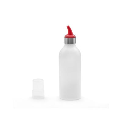 China Sustainable Plastic Condiment Squeeze Bottles Safe Longlived Ketchup BBQ Salad Seasoning Bottle for sale