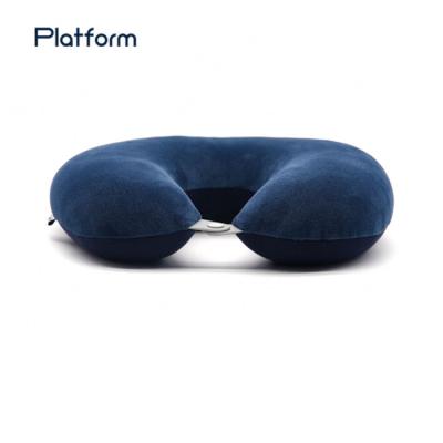 China Nice price folded neck pillow 2 in 1 for travel microbeads neck pillow stuffing for sale