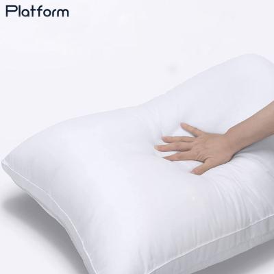 China Hot Sale Cheap PP Cotton Natural Goose Down Feather Pillow Hotel /Home/Bedroom For Sleeping Down Bed Travel Custom Pillow for sale