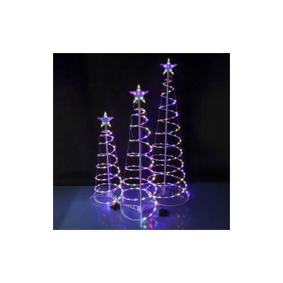 China Christmas Eco friendly Outdoor Remote control  345Ft Spiral tree Christmas Tree Light Set for sale