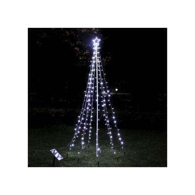 China Solar Professional Manufacturer Multifunctional Eu Solar Energy Christmas Decoration Tree Light for sale