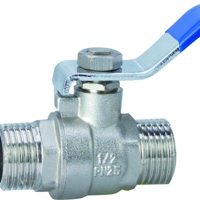 China CW617 ultra-light version brass forged M-M Brass Ball Valve for sale