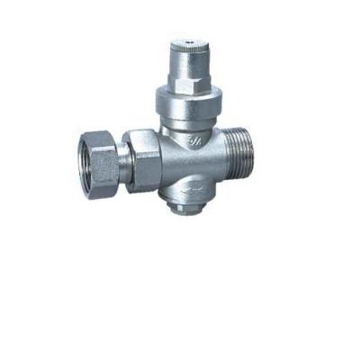 China General Brass Pressure Reducer Ball Valve With Slip Nut for sale