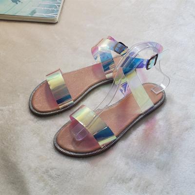 China 2022 Fashion Trend Style Hot Lady Women Sandals Shoes For Quality Clear New Styles Colorful Shoes for sale